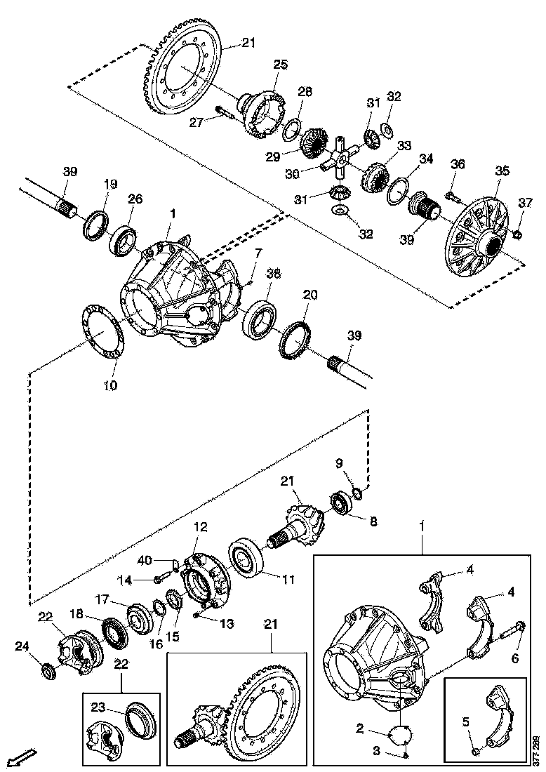 Buy 2562193 DIFFERENTIAL GEAR SCANIA