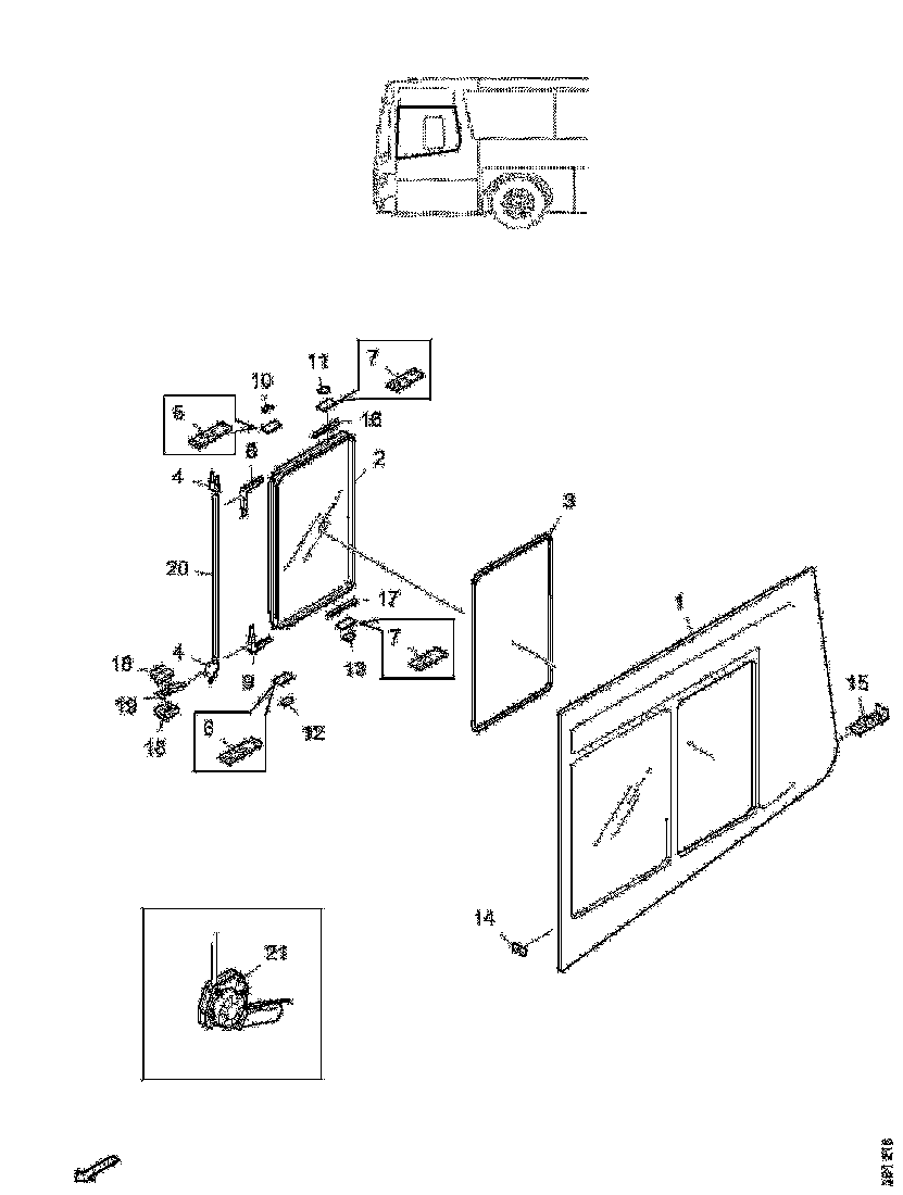 Buy 2562437 DRIVER'S WINDOW SCANIA