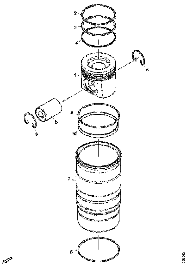 Buy 2564276 PISTON SCANIA