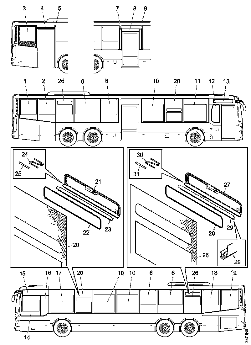 Buy 2570204 SIDE WINDOW SCANIA