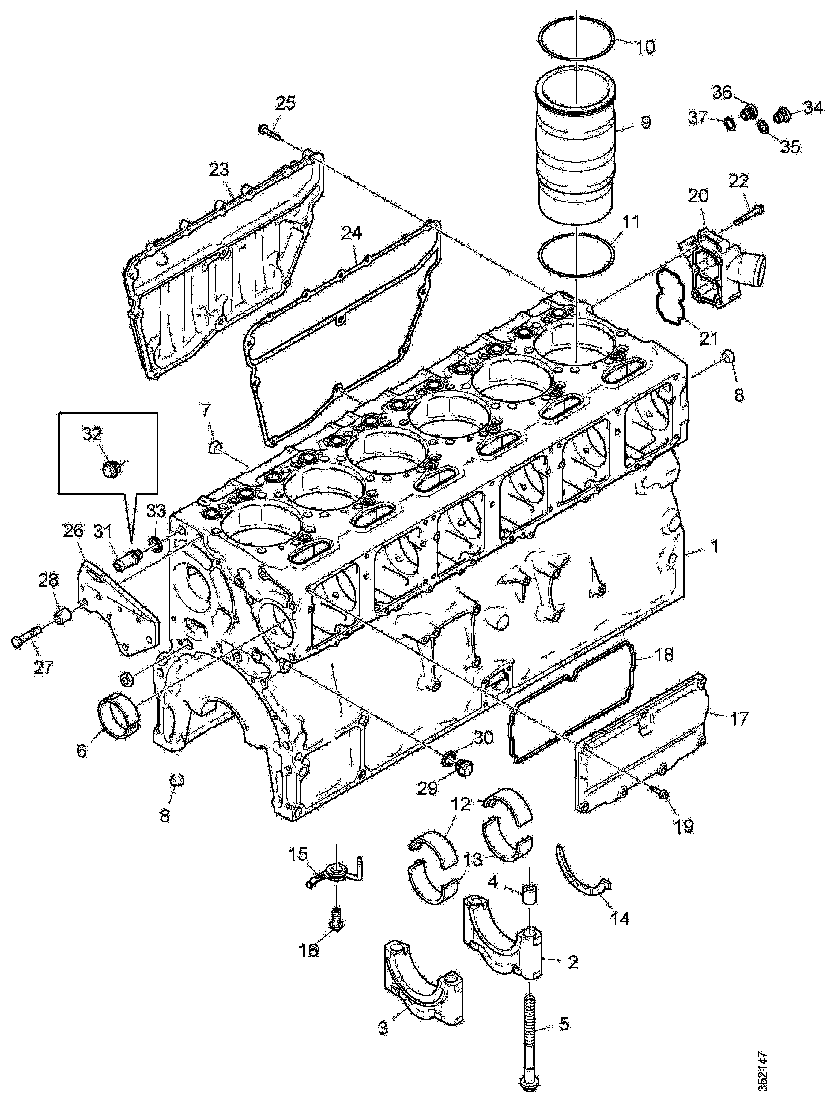 Buy 2577136 CYLINDER LINER SCANIA