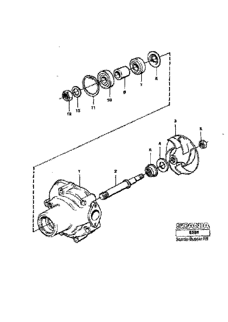 Buy 258263 PUMP HOUS SCANIA