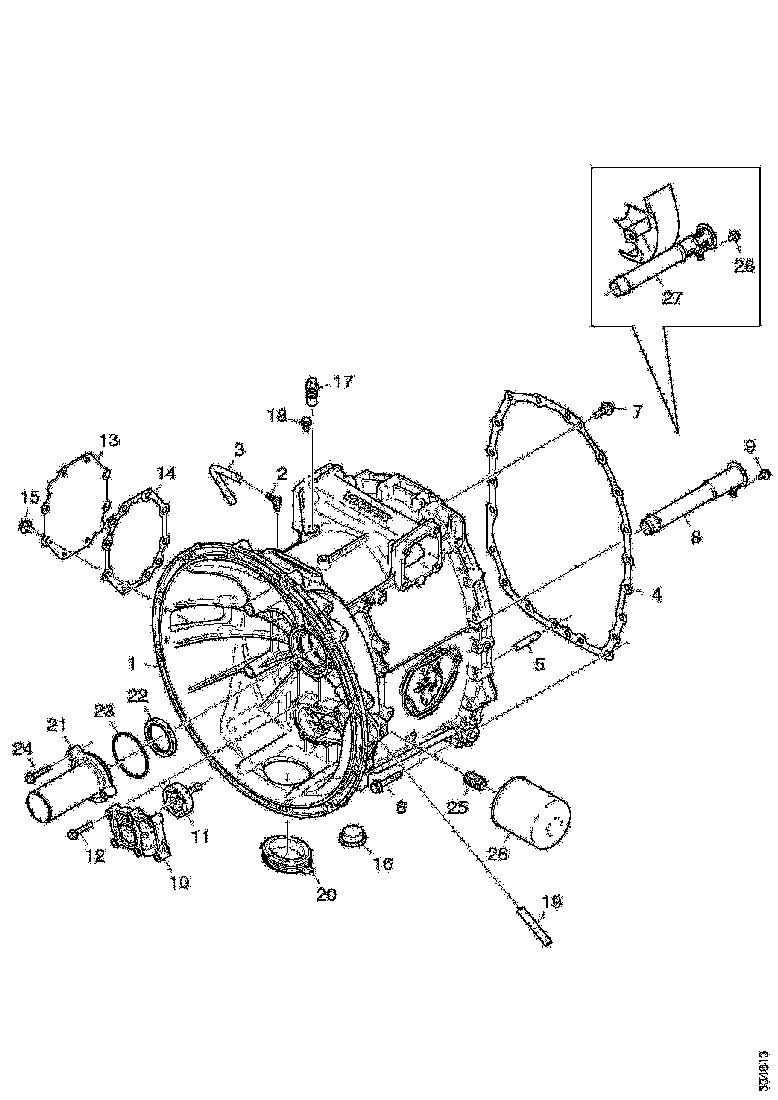 Buy 2594284 OIL PUMP COVER SCANIA