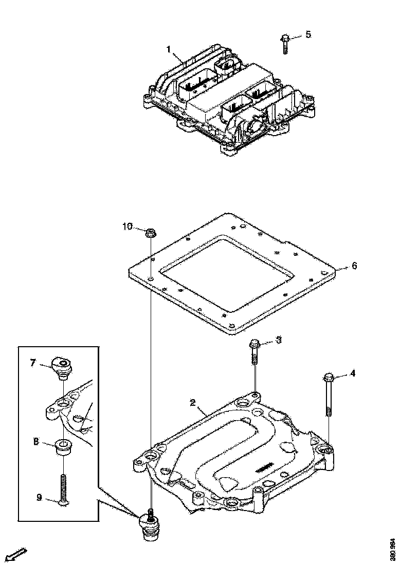 Buy 2601260 ADAPTER PLATE SCANIA
