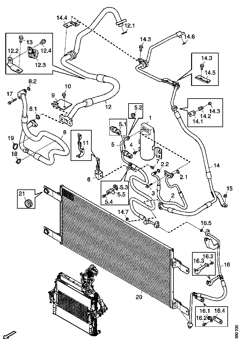 Buy 2608755 A/C PIPE SCANIA