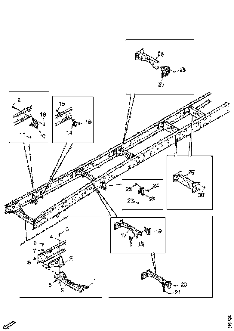 Buy 293224 CROSSMEMBER SCANIA