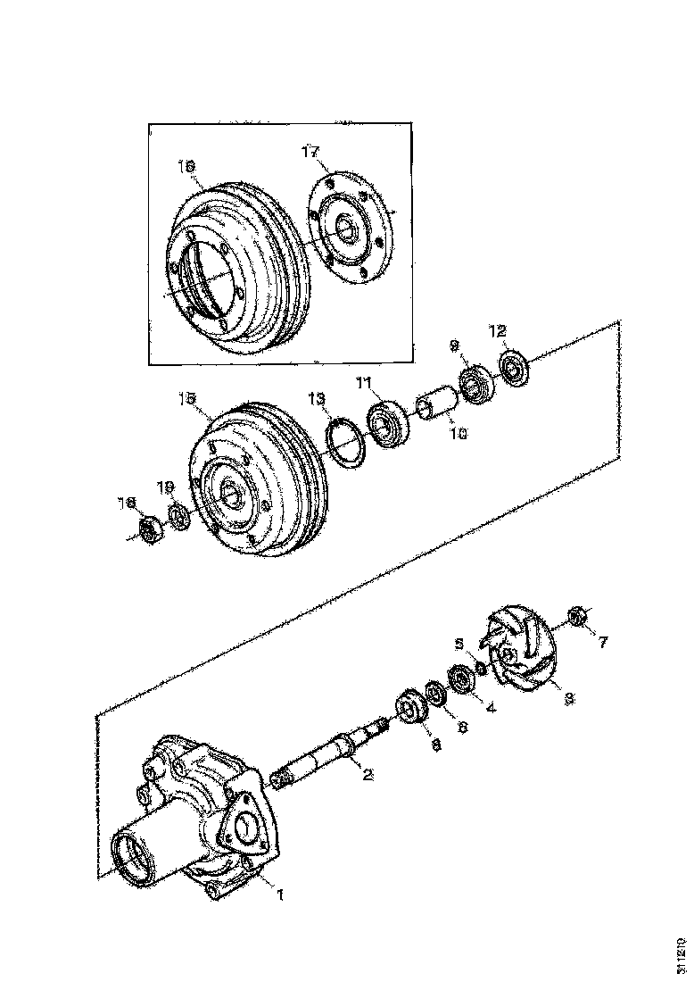 Buy 303660 HUB SCANIA