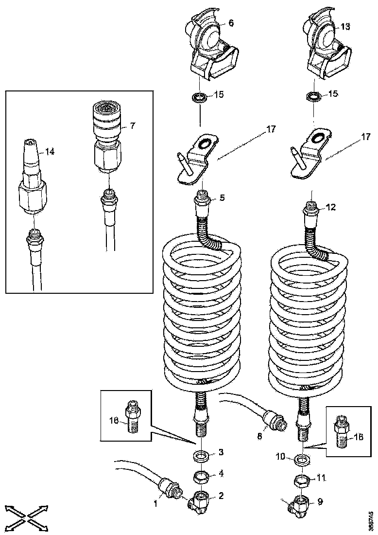Buy 318158 HOSE COUPLING SCANIA