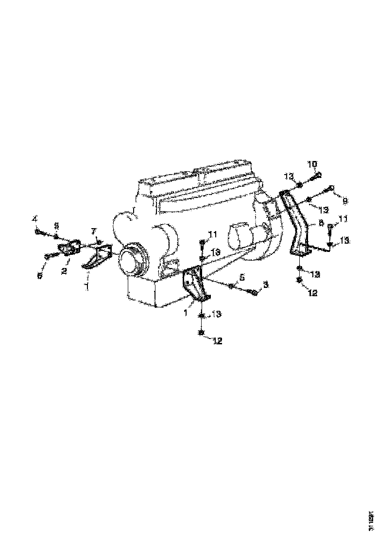 Buy 345036 ENGINE BRACKET SCANIA