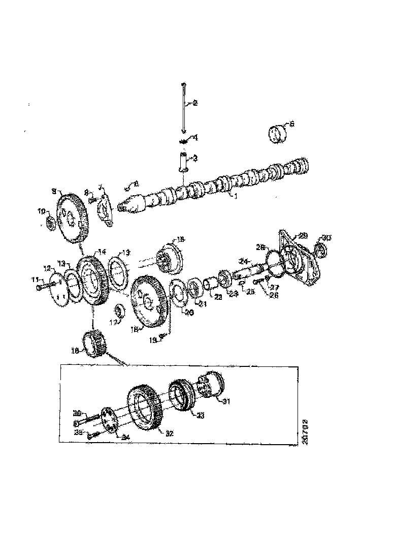 Buy 349213 CAMSHAFT SCANIA
