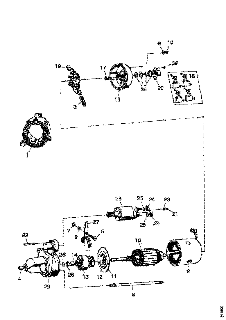 Buy 369554 STARTER MOTOR SCANIA