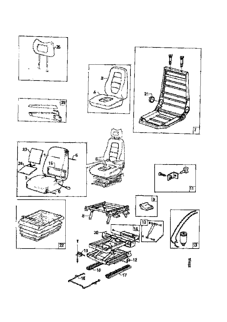 Buy 380837 SEAT FOAM SCANIA