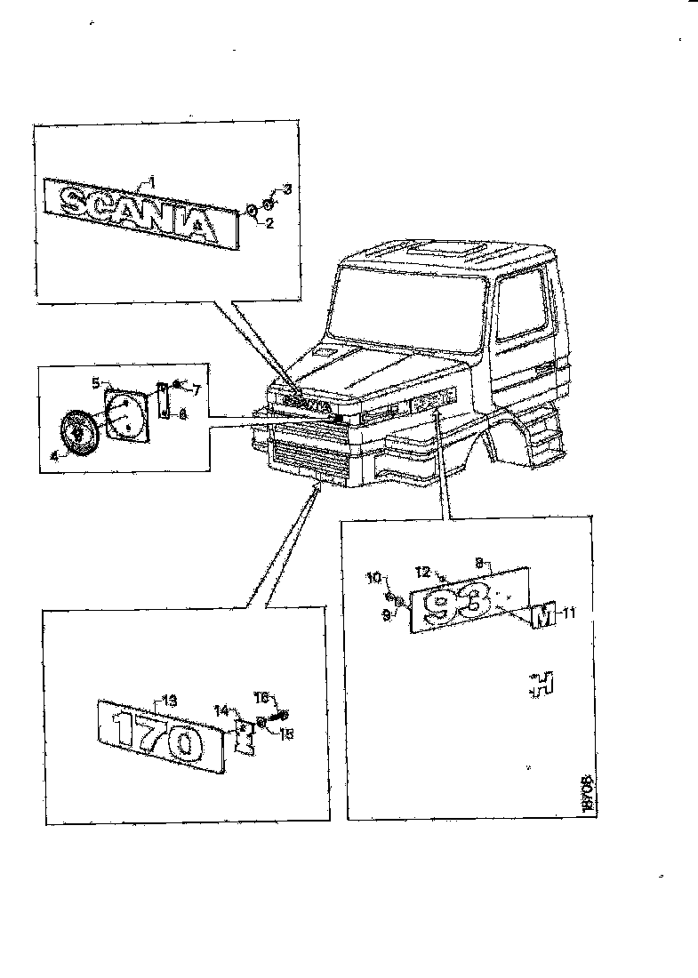Buy 384054 OUTPUT BADGE SCANIA