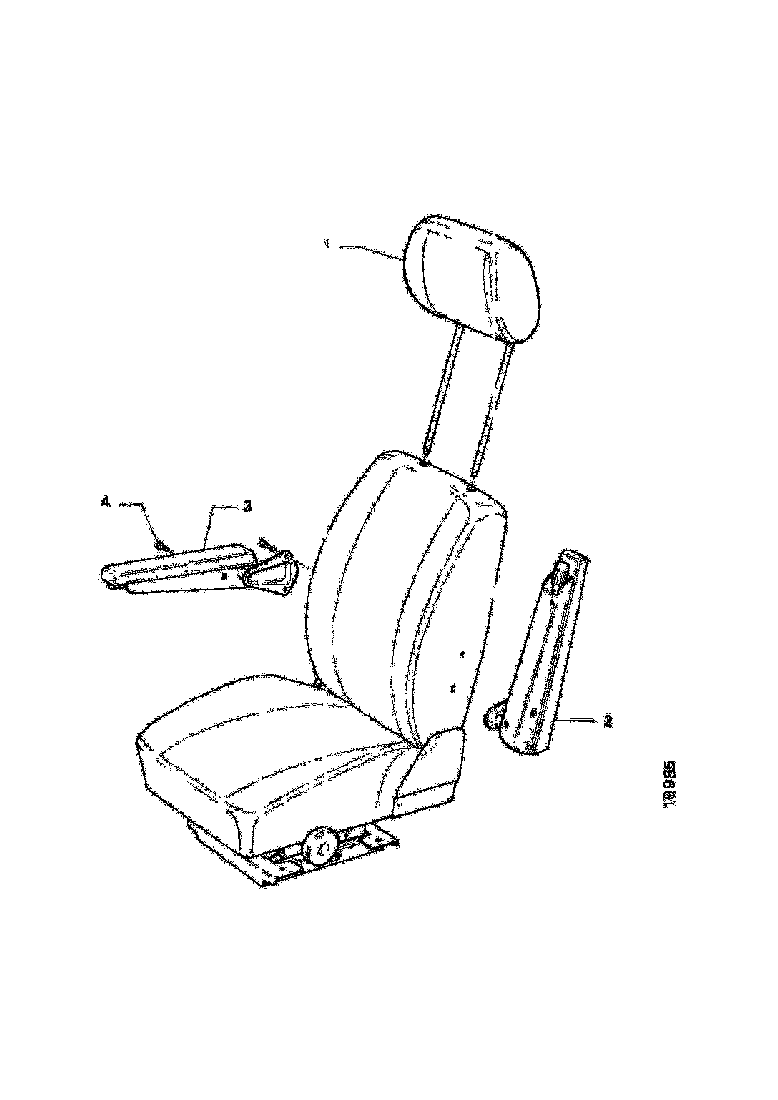 Buy 395540 HEAD REST SCANIA