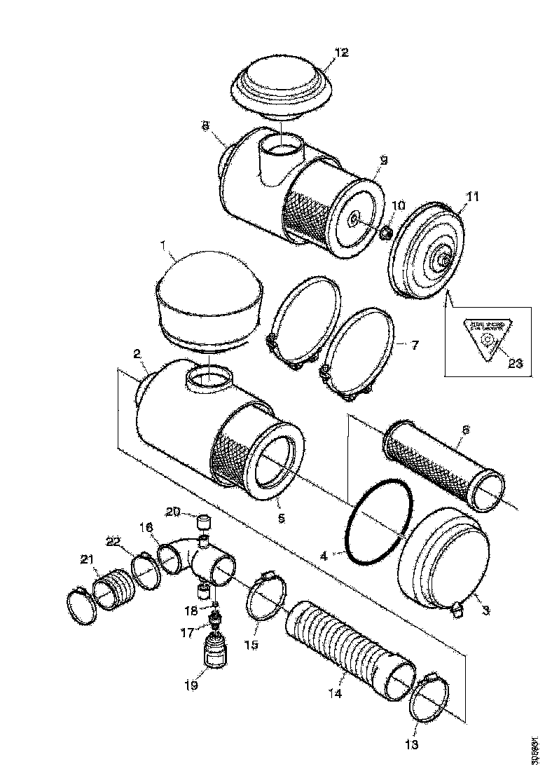 Buy 395772 AIR CLEANER SCANIA