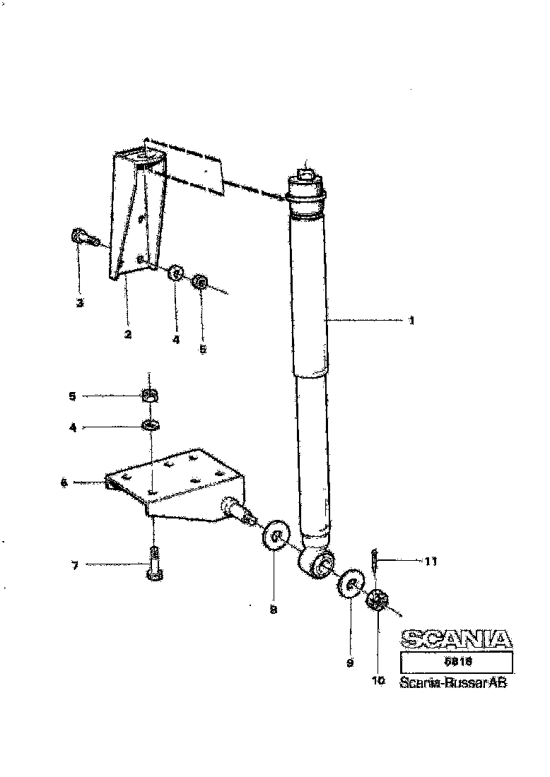Buy 422162 BRACKET SCANIA