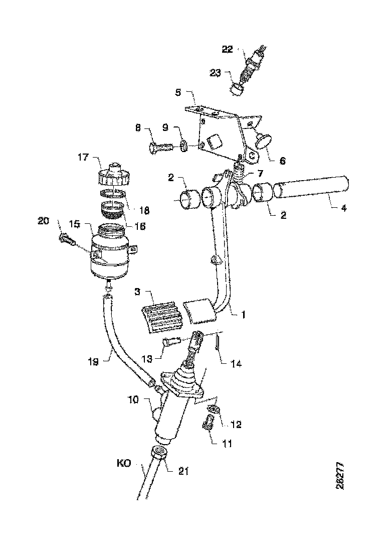 Buy 428373 CLUTCH PEDAL SCANIA