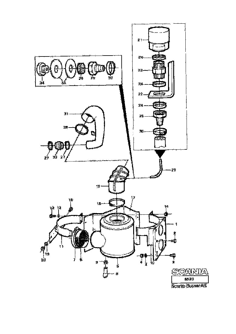 Buy 438198 HOSE SCANIA