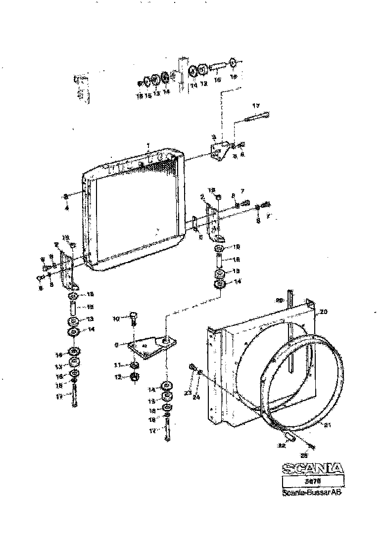 Buy 446370 RADIATOR SCANIA