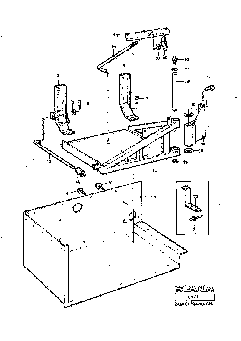 Buy 458037 BRACKET SCANIA