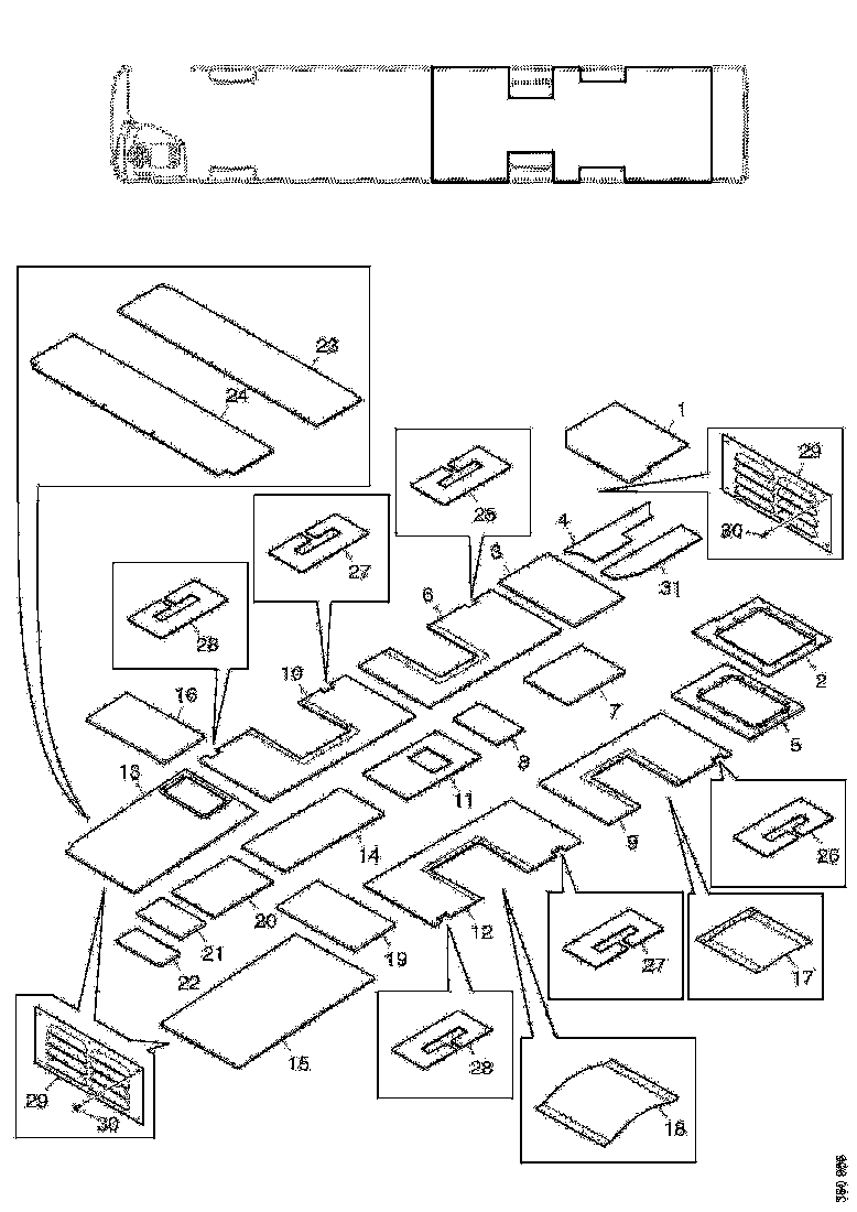 Buy 459338 FLOOR BOAR SCANIA