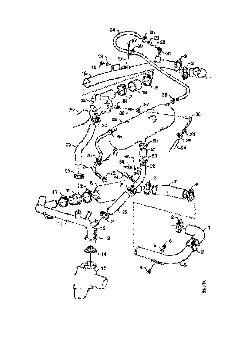 Buy 460132 SHAPED HOSE SCANIA