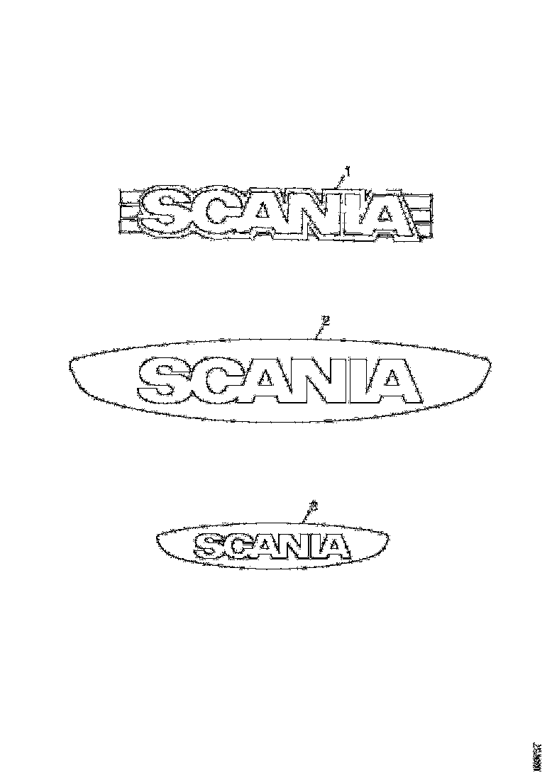 Buy 460741 PLATE SCANIA
