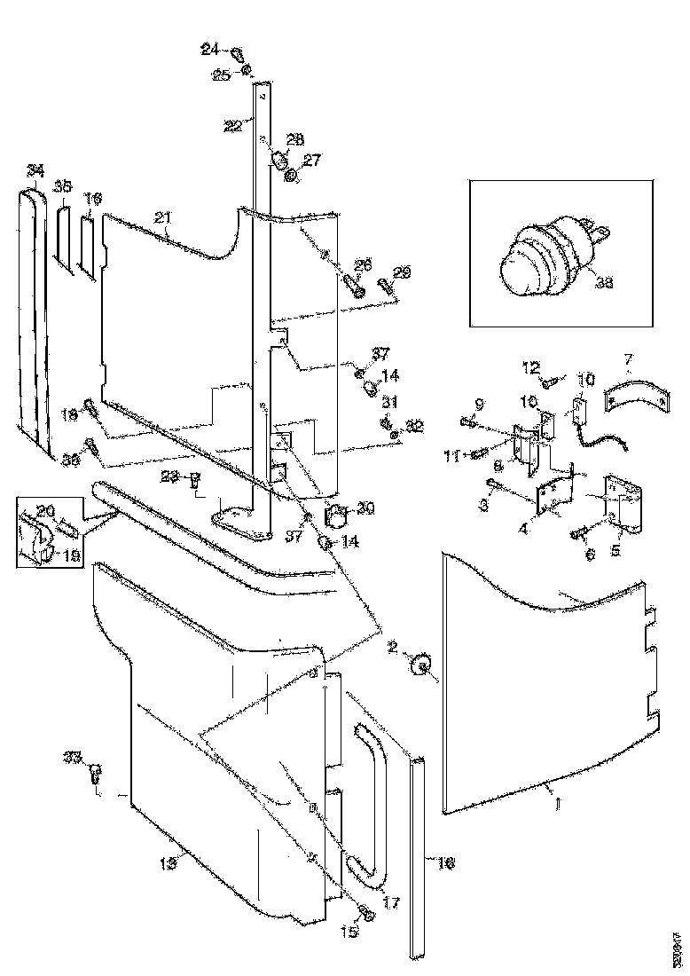 Buy 478925 HINGE SCANIA