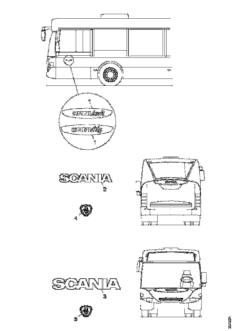 Buy 487073 PLATE SCANIA