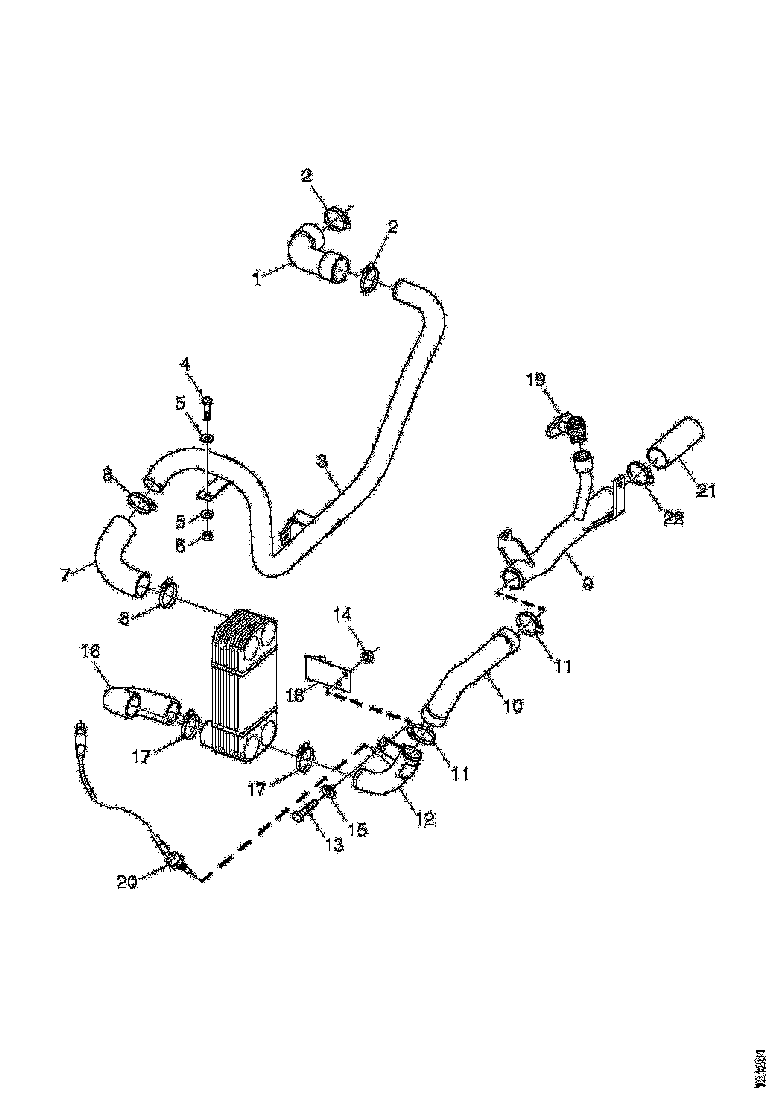 Buy 488704 HOSE BEND SCANIA
