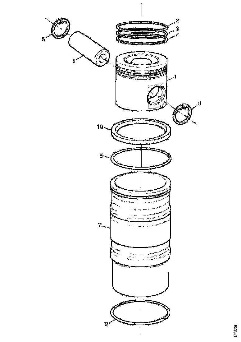 Buy 551565 CYLINDER LINER KIT SCANIA
