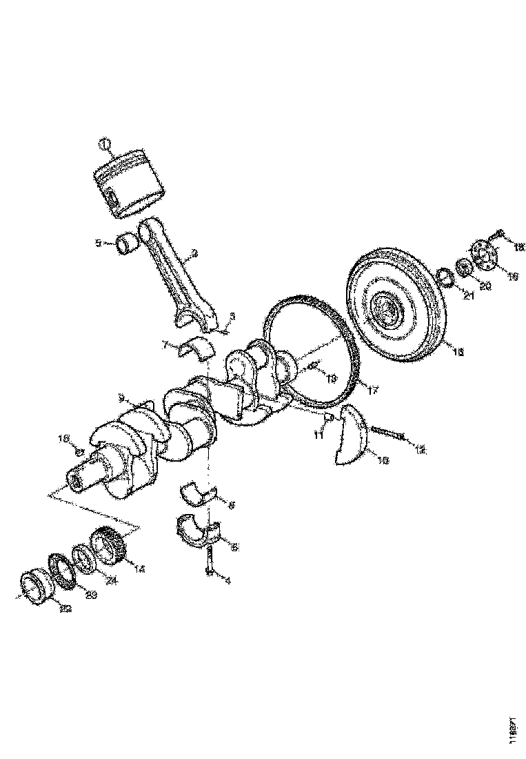 Buy 570890 CRANKSHAFT (Service Exchange) (S) SCANIA