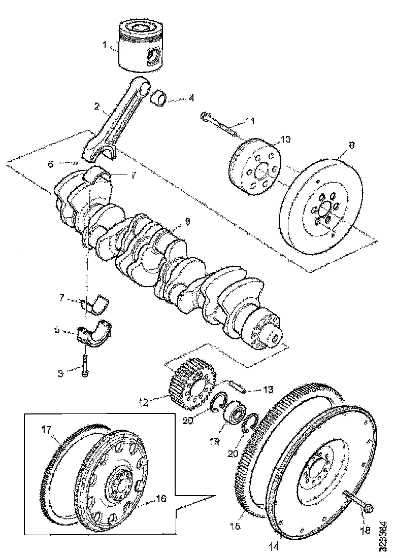 Buy 570960 CRANKSHAFT SCANIA