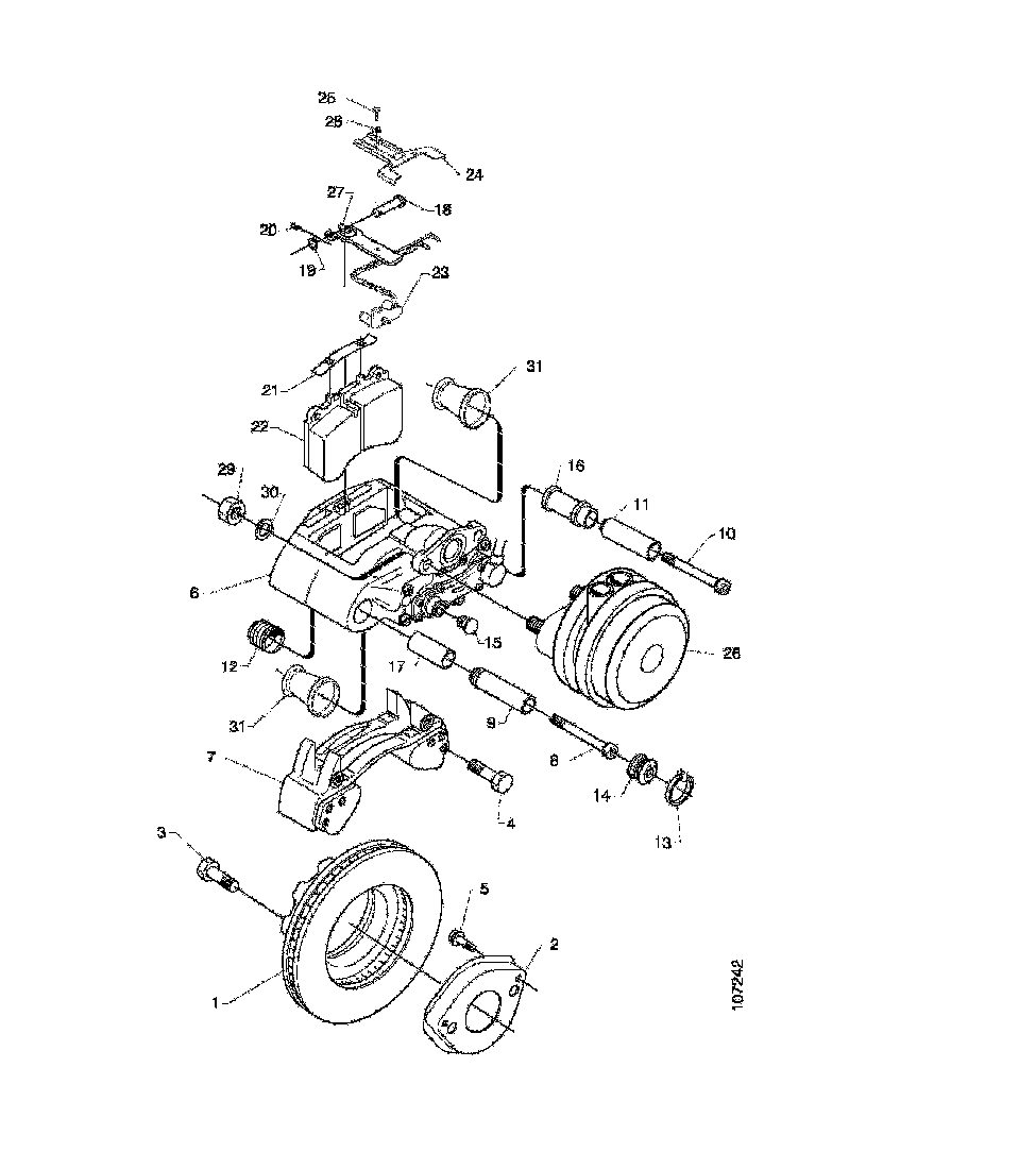 Buy 573076 BRAKE CALIPER RH SCANIA