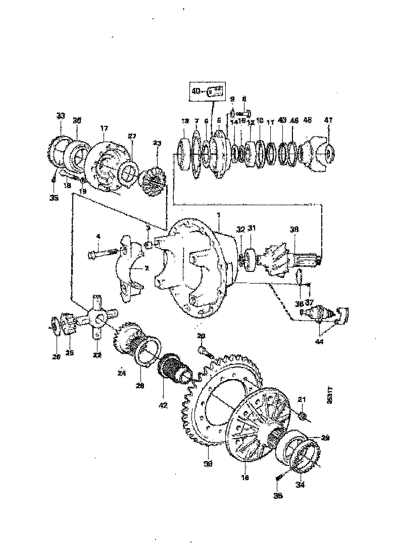 Buy 574555 AXLE GEAR SCANIA