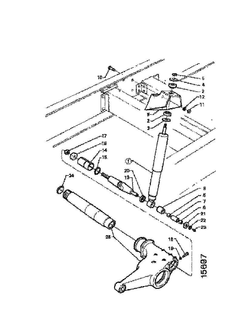 Buy 585034 MOUNTING KIT FOR SHOCK ABSORBERS SCANIA