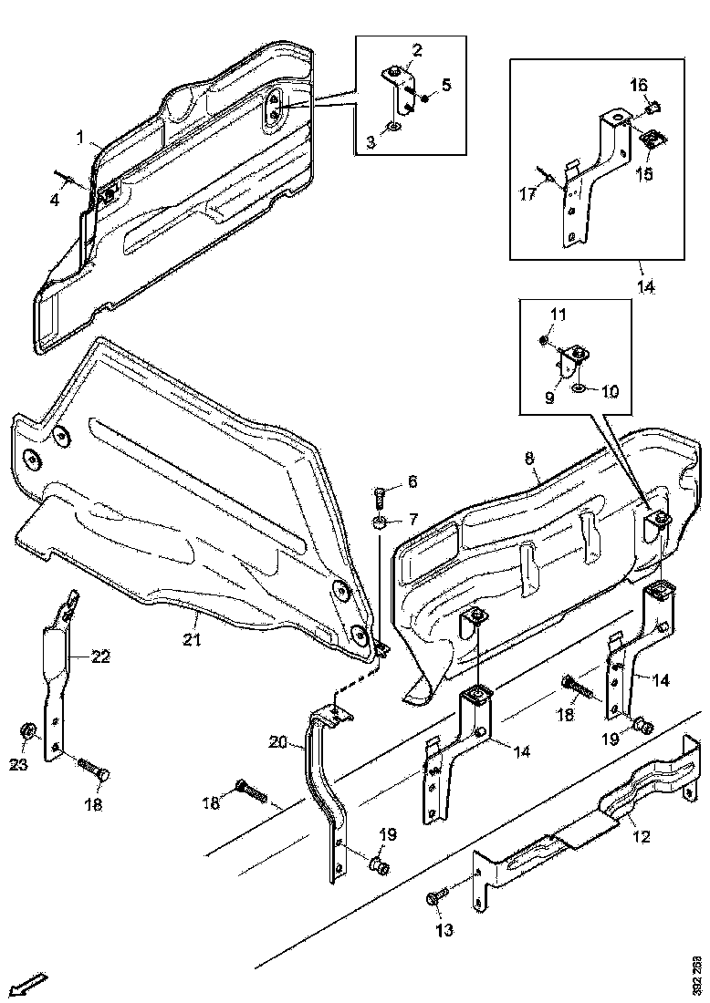 Buy 808108 BLIND RIVE SCANIA