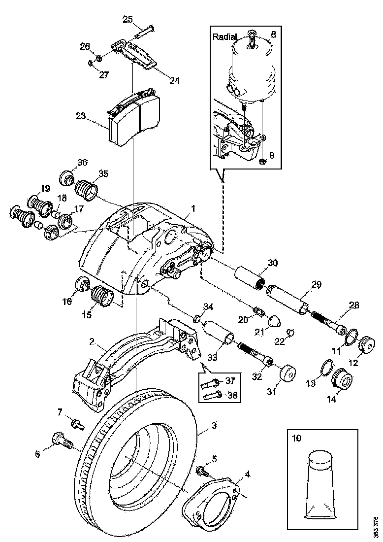 Buy 815140 NUT SCANIA