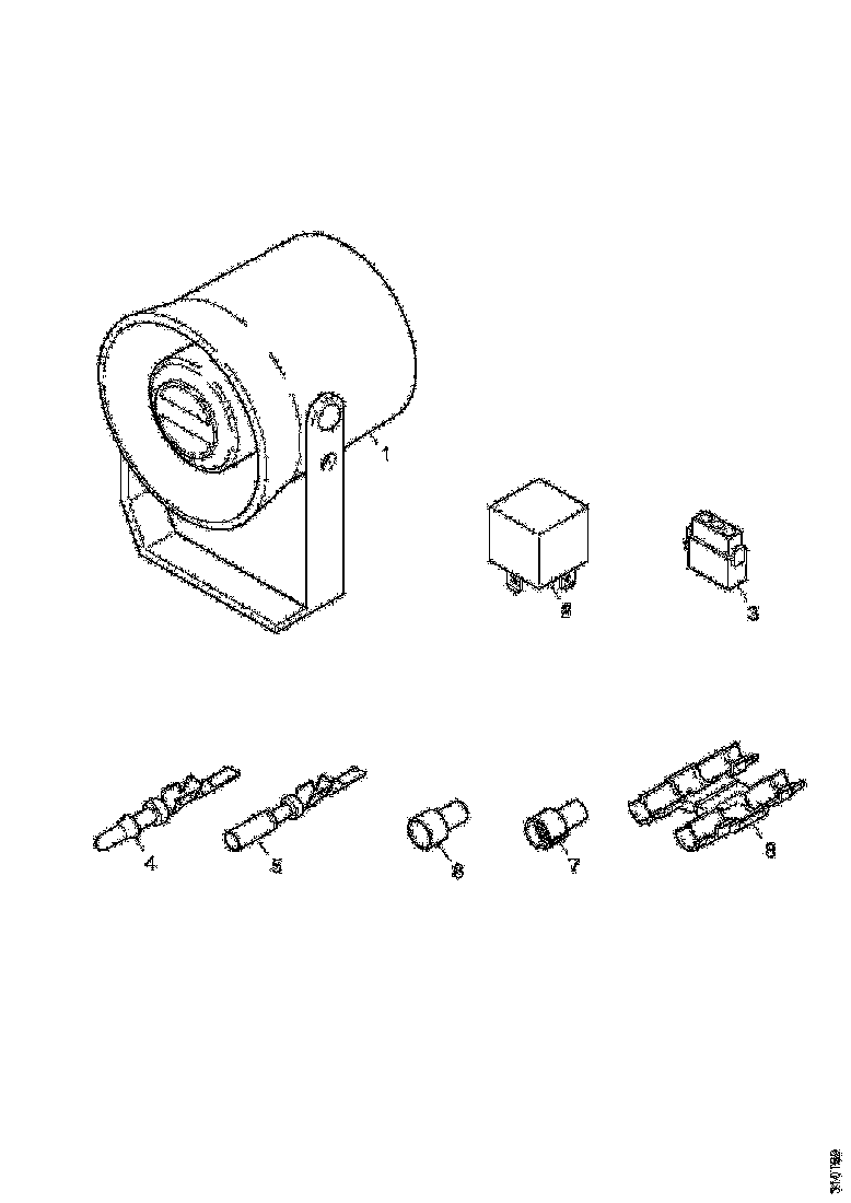 Buy 815837 Cable terminal, round pin SCANIA