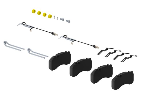 Buy 12999748vt Kit: Brake Pad WABCO