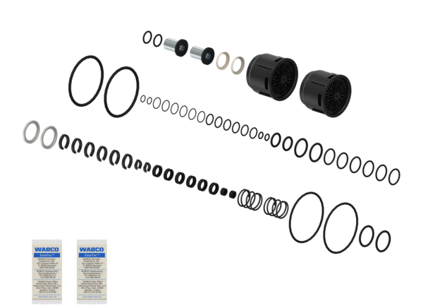 Buy 300003094 Kit: Valve + Silence WABCO