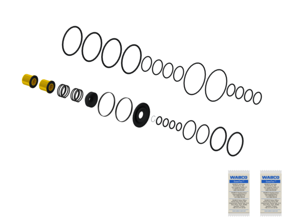 Buy 300006009 Kit: Dual Brake Valv WABCO