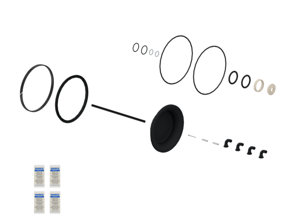 Buy 300025027 Kit: Diaphragm + Hos WABCO