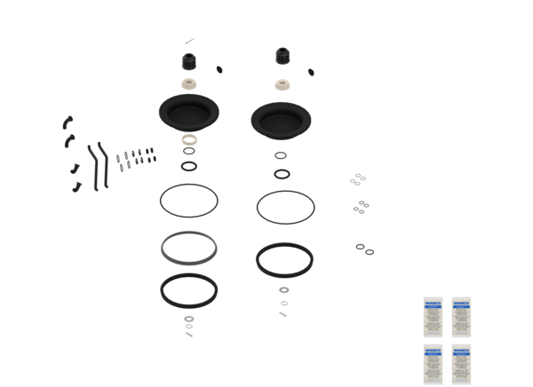 Buy 300025033 Kit: Diaphragm + Cut WABCO