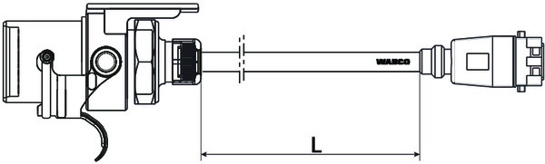 Buy 4492721500 Cable with ABS-Plug WABCO
