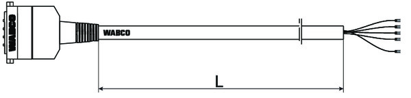 Buy 4493321200 Power Supply Cable 1 WABCO