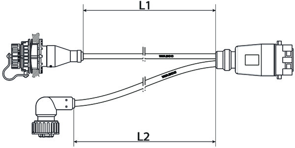 Buy 4493401530 Cable with Socket, A WABCO