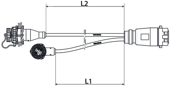 Buy 4493442460 Y-Supply Cable + Dia WABCO