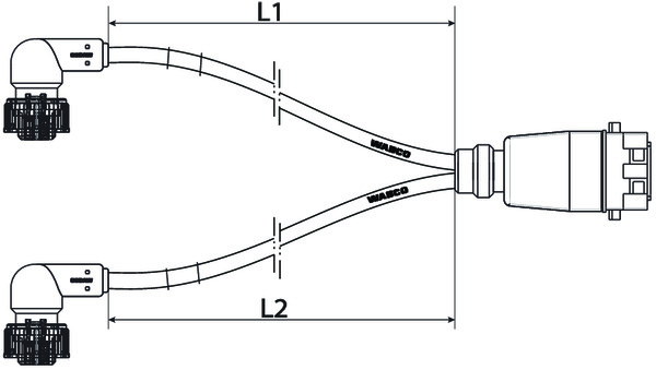 Buy 4495341480 VCSII Valve Cable (3 WABCO