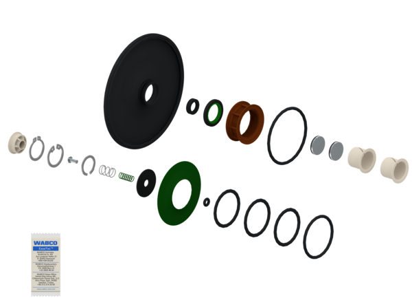 Buy 4757130002 Kit: Diaphragm + Val WABCO